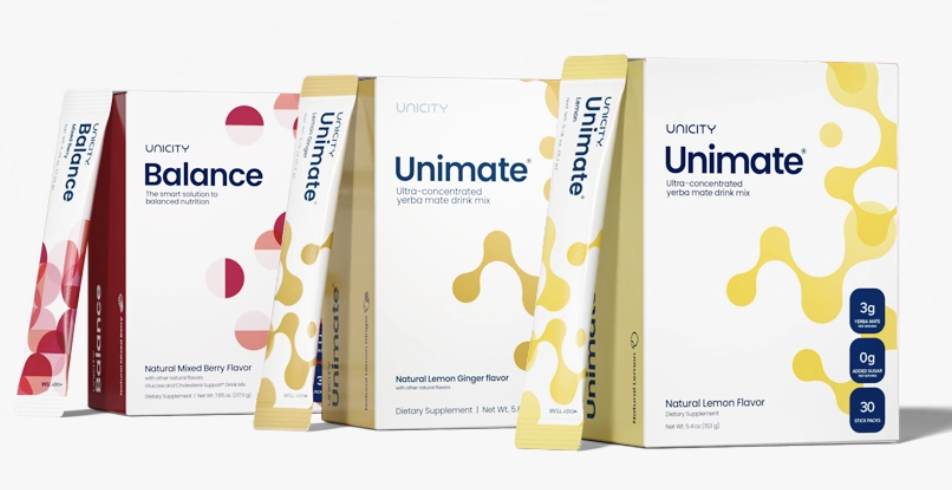 Unicity Unimate and Balance products